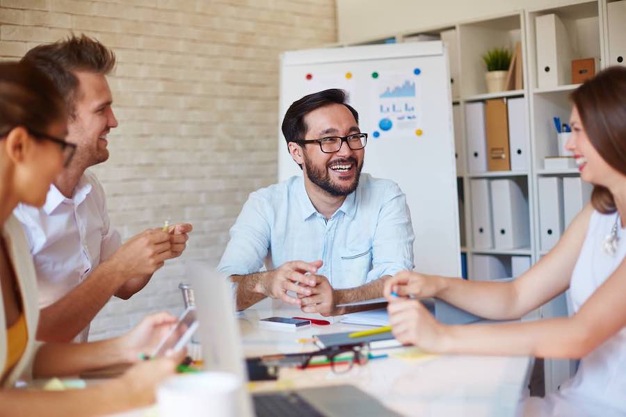 Employees Engaged in their Work